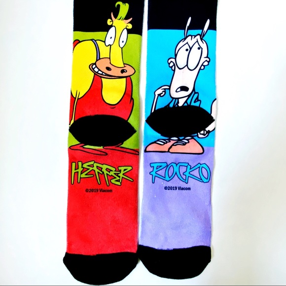 Nickelodeon Odd Sox Rocko’s Modern Life Crew Socks - Picture 6 of 7